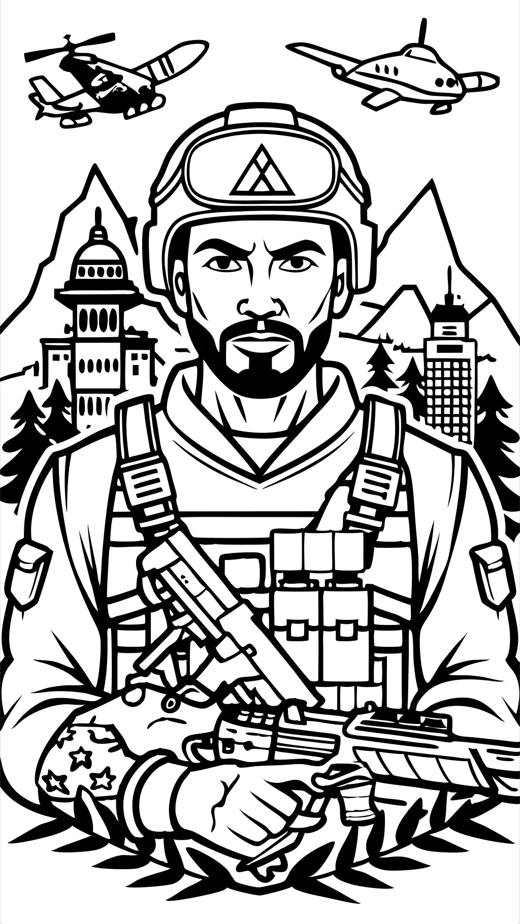 coloring pages call of duty